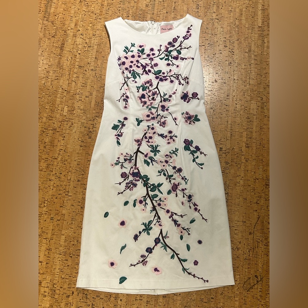 Floral Embroidered White Dress from Phase Eight (UK)